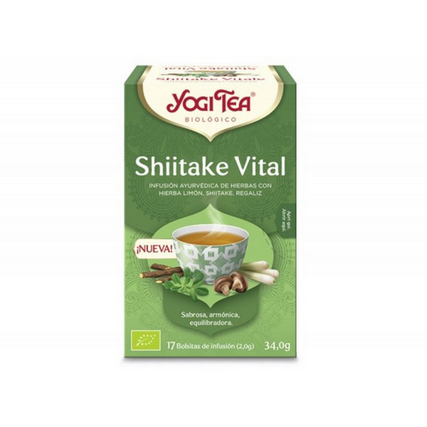 Comprar Yogi Tea Shiitake Vital 17 Bolsitas