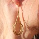 Pendientes oro vegetal – PRAGA – Biojoya Capim dourado – Sloweco