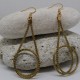 Pendientes oro vegetal – PRAGA – Biojoya Capim dourado – Sloweco