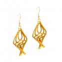 Pendientes oro vegetal – FLORENCIA – Biojoya Capim dourado – Sloweco