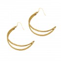 Boucles d'oreilles en or végétal – HOLLYWOOD – Biobijou Capim dourado – Sloweco