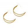 Boucles d'oreilles en or végétal – HOLLYWOOD – Biobijou Capim dourado – Sloweco