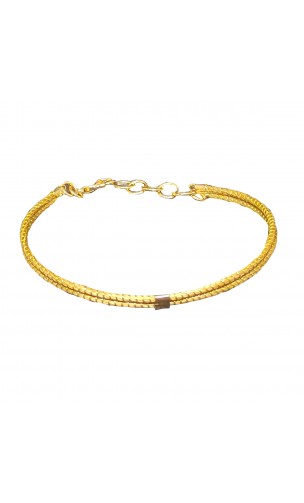 Pulsera de oro vegetal – MADRID – Biojoya Capim dourado – Sloweco