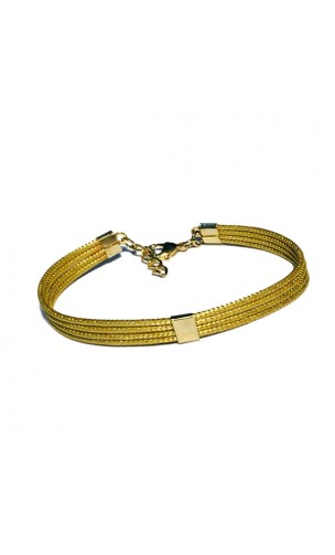 Bracelet en or végétal – TOKYO – Biobijou Capim dourado – Sloweco