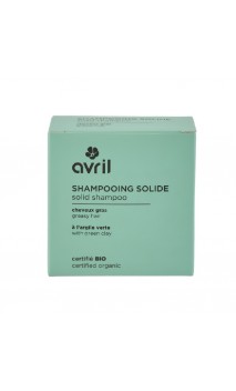 Shampooing solide BIO  -  cheveux gras - Avril - 85G