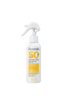 Spray solar ecologico niños SPF 50 - Sin perfume - Acorelle - 150 ml