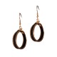 Boucles d'oreilles en or végétal – VINICUNCA - Noir – Biobijou Capim dourado – Sloweco