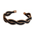 Brazalete de oro vegetal – PAPUA – Negro – Biojoya Capim dourado – Sloweco