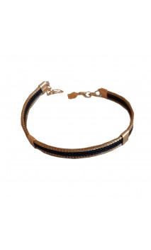 Bracelet semi-rigide en or végétal - VINICUNCA - Noir - Biobijou Capim dourado – Sloweco