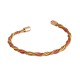 Brazalete de oro vegetal –  HAWAI – Oro, amarilla y naranja – Biojoya Capim dourado – Sloweco