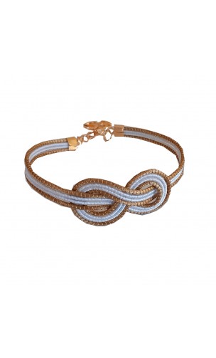 Bracelet en or végétal – IBIZA – Biobijou Capim dourado – Sloweco