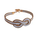 Bracelet en or végétal – IBIZA - Blanc – Biobijou Capim dourado – Sloweco