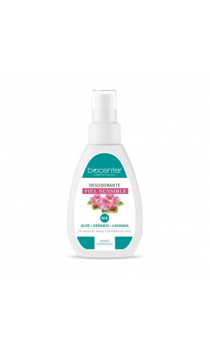 Spray déodorant bio - Aloès,  géranium et lavande - Biocenter - 100 ml