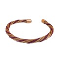 Brazalete de oro vegetal –  LA HABANA – Vino – Biojoya Capim dourado – Sloweco