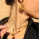 Collier en or végétal – NIL NEW YORK  – Biobijou Capim dourado – Sloweco