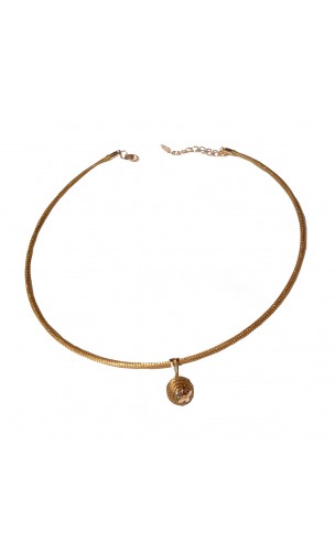 Collar oro vegetal – NILO NEW YORK – Biojoya Capim dourado – Sloweco