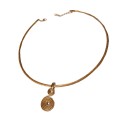 Collier en or végétal – NIL IGUAZÚ  – Biobijou Capim dourado – Sloweco