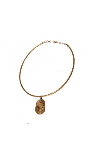 Collier en or végétal – NIL PARIS  – Biobijou Capim dourado – Sloweco