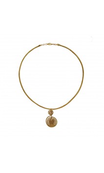 Collier en or végétal – NIL VENISE  – Biobijou Capim dourado – Sloweco