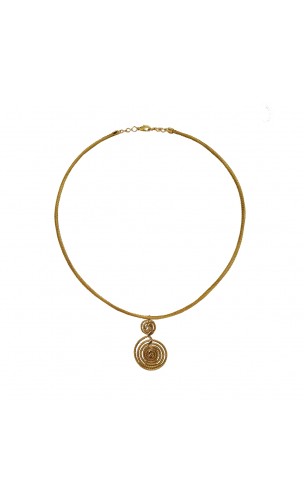 Collier en or végétal – NIL VENISE  – Biobijou Capim dourado – Sloweco