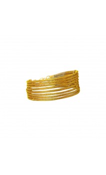 Pulsera oro vegetal -BENAGIL – Biojoya Capim dourado – Sloweco