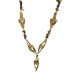 Collier or végétal – FLORENCE – Biobijou Capim dourado – Sloweco