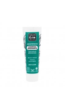 Dentifrice bio sourire radieux - spiruline et bicarbonate de soude - NaturaBIO Cosmetics - 75 ml.