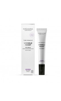 Contorno de ojos ecológico Wrinkle Resist - Arrugas profundas - Abedul Ácido hialuronico -Time Miracle - MÁDARA - 20 ml.