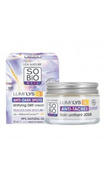 Crème de jour bio Lumi'lys Anti-Taches Expert  - SO'BiO étic - 50 ml.