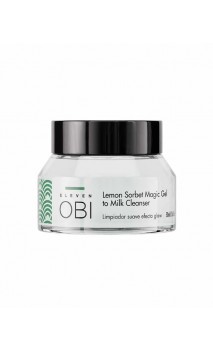 Limpiador Suave BIO efecto GLOW - Loto Centella - Lemon sorbet Magic Gel to Milk - ELEVEN OBI - 50 ml.