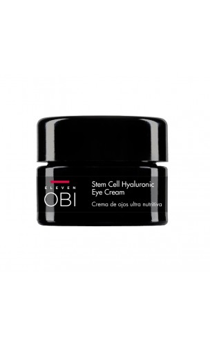 Contour yeux Ultra-nourrissant BIO - Centella Hyaluronique Caféine - Stem Cell hyaluronic eye Cream - ELEVEN OBI - 15 ml.