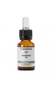 Solution bio Zinc Niacinamide 11% PURIFY - Concentré ELEMENTA - BIOEARTH - 15ml