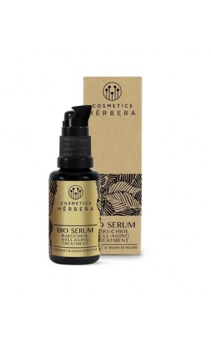 Sérum Anti-âge BIO Bakuchiol Sequoia Cells Well-Aging - Rétinol Végétal - Rides Taches Relâchement - HERBERA - 30 ml.