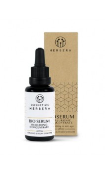 Sérum Anti-âge BIO - Hyaluronique Concentré - Oil Free - Peau Mixte Grasse Sensible -  HERBERA - 30 ml.