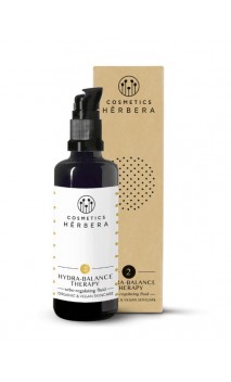 Fluide hydratant BIO - Hydra Balance Therapy - Bardane Cumin Noir - Peaul Mixte grasse - HERBERA - 50 ml.