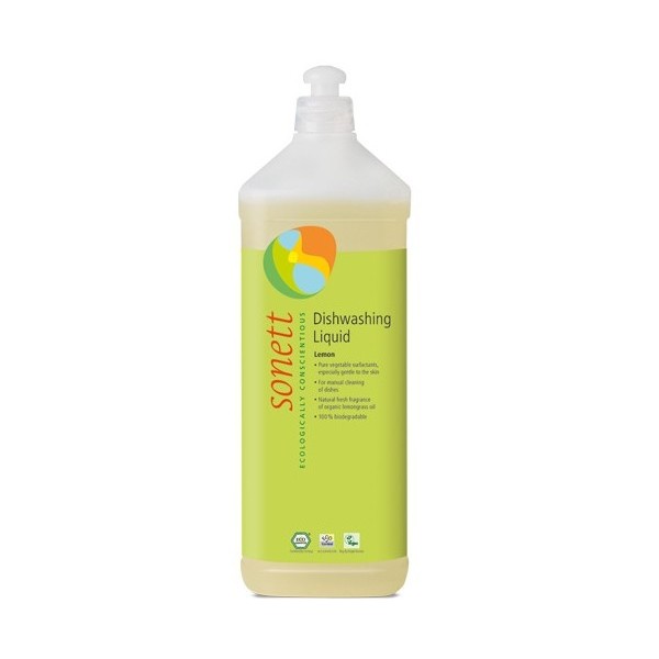 Mini Liquide vaisselle bio Citron - Sonett - 120 ml. - BIOFERTA