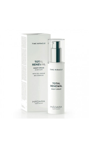 Crema de Noche natural Age Defense - Time Miracle - MÁDARA - 50 ml.